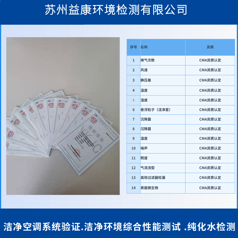 潔凈室檢測(cè)